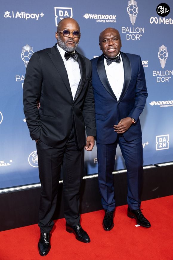 Jirès Kembo Ekoko, Wilfrid Mbappé à la 70e cérémonie du Ballon d'Or au Palladium Theatre, le 26 octobre 2026 à Londres. 

© Cyril Moreau / Bestimage