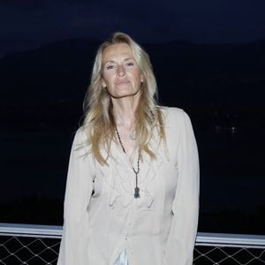 Exclusif - Estelle Lefébure lors du dîner au Restaurant Lamartine lors de la 2ème édition du Festival du Cinéma Français et Gastronomie d'Aix-les-Bains le 8 juin 2023.
© Denis Guignebourg / Bestimage