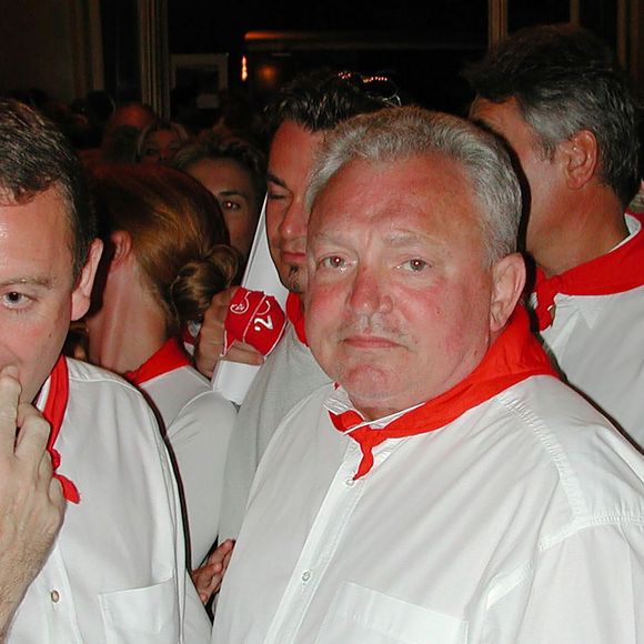 Jacques martin et Patrick Bruel lors des Fêtes de Bayonne © Agence Bestimage