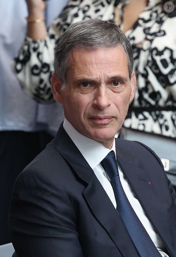 Rodolphe Saadé lors du sommet innovation et IA à l'Impérial Collège à Londres, Royaume Uni, le 9 juillet 2025. À l'invitation de Leurs Majestés le roi et la reined'Angleterre, le président français et sa femme effectueront une visite d'État au Royaume-Uni du 8 au 10 juillet 2025. © Dominique Jacovides/Bestimage