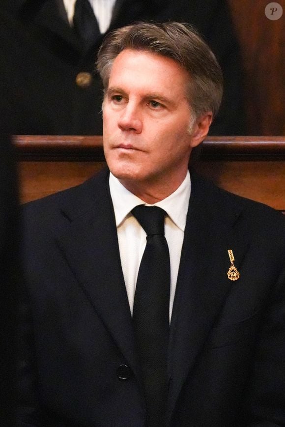 La Une de "Point de Vue", en kiosque le 12 mars, montre le prince bras dessus bras dessous et main dans la main avec Adriana Abascal, Miss Mexique 1988

Le prince Emmanuel-Philibert de Savoie, prince de Venise et de Piémont, duc de Savoie et Marina Ricolfi-Doria au rassemblement pour le prince Victor-Emmanuel à la basilique Superga à Turin en Italie, le 1er février 2025 © Lucia Sabatelli/Bestimage