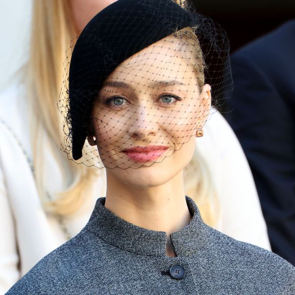 Beatrice Borromeo dans la cour du palais princier le jour de la fête nationale de Monaco, le 19 novembre 2024.

Photo : Jean-Charles Vinaj / Pool Monaco / Bestimage
