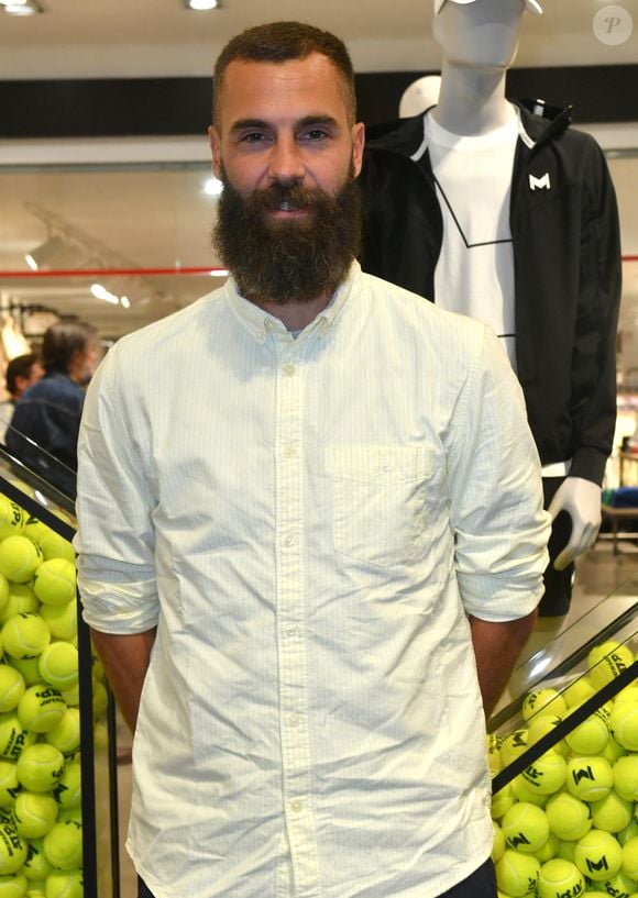 Benoît Paire - Lancement de la collection Mouratoglou au magasin Celio Ternes à Paris le 25 mai 2023. Le coach Patrick Mouratoglou lance sa collection de vêtements 100% tennis distribuée en France par célio et déjà visible sur le circuit.
 © Veeren/Bestimage