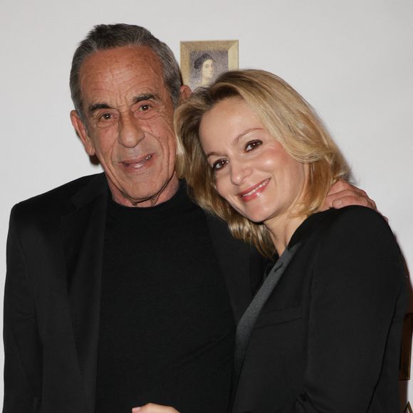 Thierry Ardisson et  sa femme Audrey Crespo-Mara - Défilé rétrospectif Nathalie Garçon à l'occasion de ses 35 ans de sa marque lors d'une closing party à l'hôtel Raphael à Paris le 19 novembre 2024.© Coadic Guirec/Bestimage