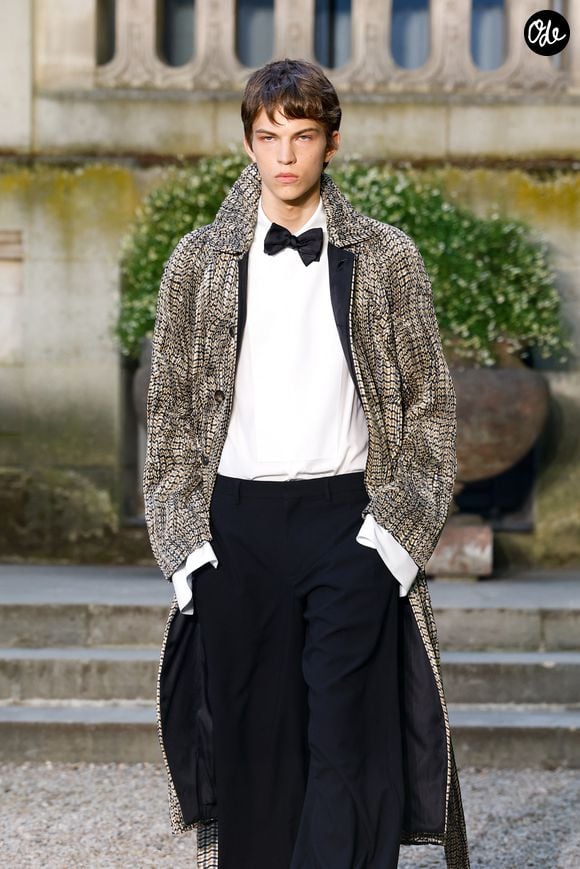 Défilé de mode Dior Homme Prêt à Porter Collection Homme Printemps/Été 2027 lors de la Fashion Week de Paris, France, le 24 juin 2026. © Bestimage