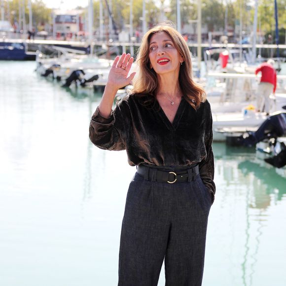 Valérie Karsenti - Photocall du film "Bénie soit Sixtine" lors de la 26ème Edition du Festival de la Fiction de La Rochelle. Le 12 septembre 2024. © Patrick Bernard / Bestimage