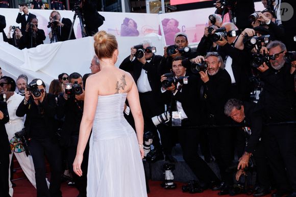 Scarlett Johansson - Montée des marches du film « Vie privée » lors du 78ème Festival International du Film de Cannes, au Palais des Festivals à Cannes. Le 20 mai 2025
© Jacovides-Moreau / Bestimage