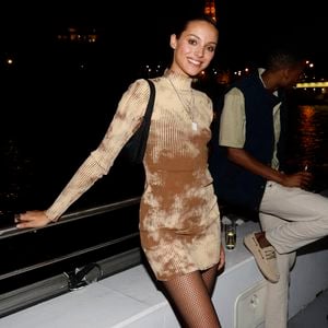 Exclusif - Jenaye Noah lors de la soirée d'anniversaire de Joalukas Noah, fils de Yannick Noah et Isabelle Camus, pour ses 18 ans à Paris le 10 juin 2022. 

© Cyril Moreau / Bestimage