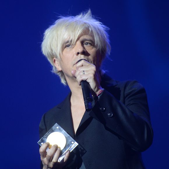 Nicola Sirkis - Indochine (Grand Prix de la chanson française) - Grand Prix Sacem 2018 à la salle Pleyel à Paris présenté par V. Dedienne, le 10 décembre 2018. © Veeren/Bestimage