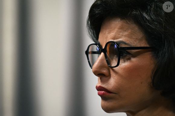 La ministre française de la Culture Rachida Dati visite les Cinémas du Palais et le lycée polyvalent Léon Blum à Créteil près de Paris, le 25 novembre 2025. Photo by Firas Abdullah/ABACAPRESS.COM