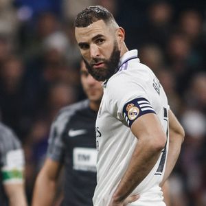 Karim Benzema a inscrit deux penaltys contre Elche (4-0), ses 229ème et 230ème buts en Liga avec le Real Madrid le 15 février 2023. (Credit Image: © Maria De Gracia/DAX via ZUMA Press Wire)