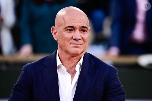 Andre Agassi (entraîneur) photo lors de l'Open de France 2025 à Roland Garros le 08 juin 2025 à Paris, France.© Dante Badano/PsnewZ/Bestimage