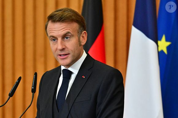 Emmanuel Macron, Allemagne, le 3 octobre 2025. 

© Christian Liewig/Bestimage