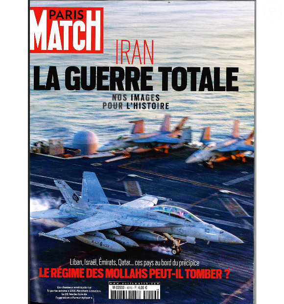 Couverture de "Paris Match" du jeudi 5 mars.