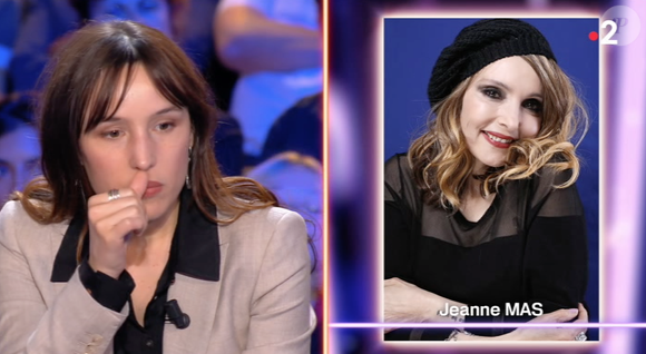 Victoria Mas dans "On n'est pas couchés" (France 2) le 21 sept 2019.