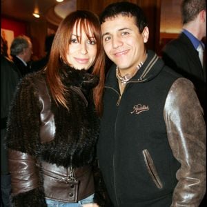 Faudel et Anissa à la générale du nouveau spectacle de Muriel Robin au Grand Rex à Paris le  20 janvier 2005. © RINDOFF-BELLAK / BESTIMAGE