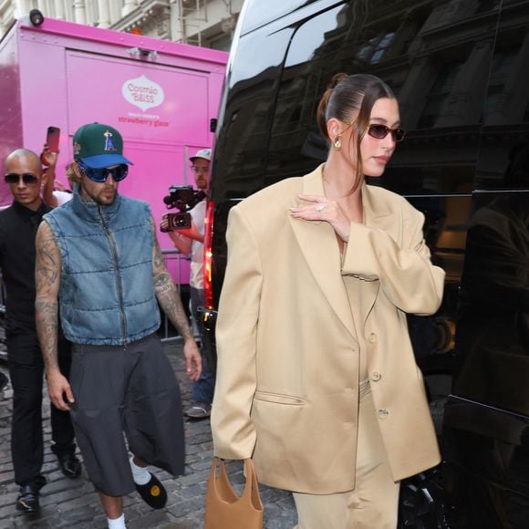Hailey et Justin Bieber à New York.
Crédit : Backgrid USA / Bestimage