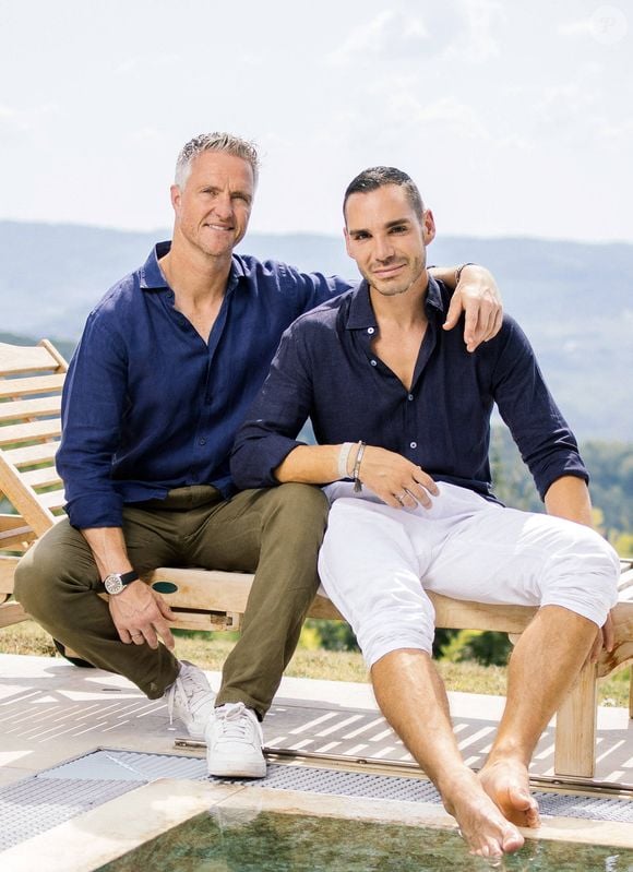 Ralf Schumacher et son partenaire Etienne Bousquet-Cassagne. © Imago/Panoramic/Bestimage