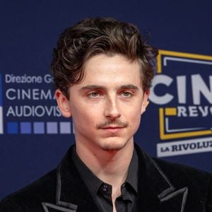 Timothee Chalamet assiste au tapis rouge de la 70ème cérémonie des "David Di Donatello" à Cinecitta Studios le 07 mai 2025 à Rome, Italie. Photo par PacificPressAgency / Bestimage