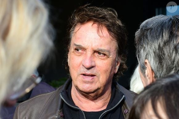 Michel Monaco. Obseques du chanteur Gilles Dreu en ardeche au crematorium de Lavilledieu le jeudi 16 janvier 2025.