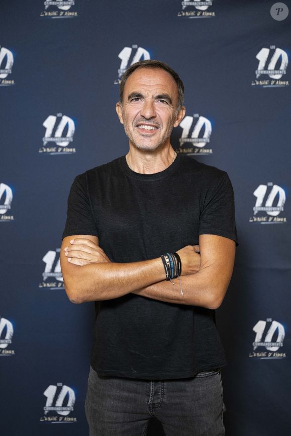 Exclusif - Nikos Aliagas - Photocall de la comédie musicale "Les 10 commandements - l'envie d'aimer" à la Seine Musicale à Boulogne-Billancourt le 6 juin 2024.  © Gaffiot-Perusseau/Bestimage