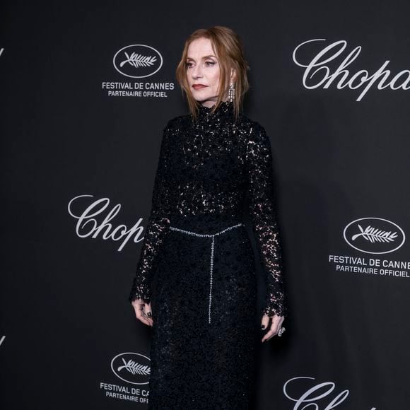 Isabelle Huppert au dîner du Trophée Chopard au Carlton Beach Club lors du 79ème Festival International du Film de Cannes le 15 mai 2026.
 Olivier Borde / Bestimage