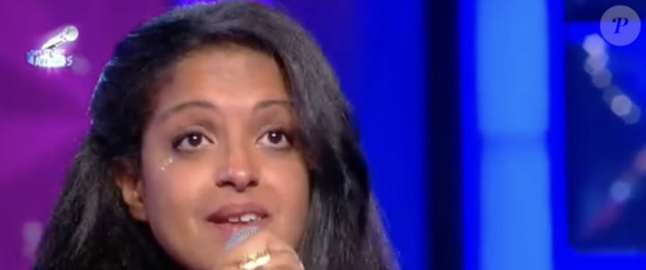 Cynthia, ancienne maestro de "N'oubliez pas les paroles" sur France 2.