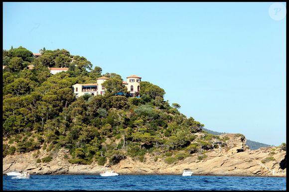 Le domaine du Cap Nègre dans le Var, propriété des Bruni-Tedeschi, été 2010.