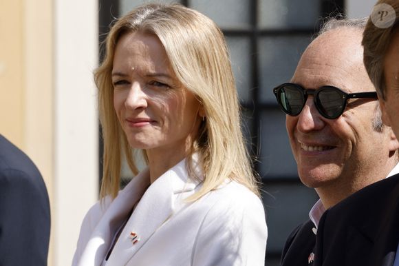 Le prince Albert II de Monaco, la princesse Charlène et leurs enfants accueillent le président Emmanuel Macron , sa femme Brigitte et une délégation au palais princier à Monaco le 7 juin 2025

© Ludovic Marin / Pool / Bestimage