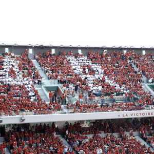 Hommage à Rafael Nadal et à ses 14 victoires sur la terre battue de Roland Garros lors des Internationaux de France de Tennis de Roland Garros 2025 - Jour 01 à Paris le 25 Mai 2025. 

© Bertrand Rindoff / Bestimage