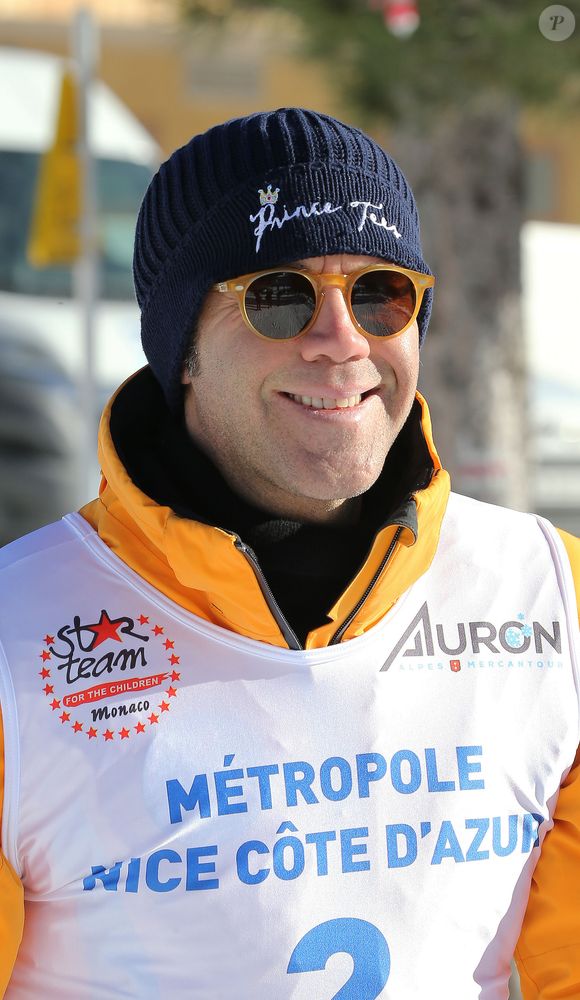 Emmanuel-Philibert de Savoie - Courses de ski et de kart "World stars ski event" à Auron au profit de l' A.S. Star team for Children le 16 janvier 2016. Agence / Bestimage