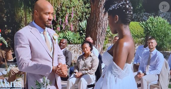 Il assure qu'il n'a pas fait l'émission juste pour passer à la télé et qu'il était célibataire
Mariage de Keyn et Jennifer dans "Mariés au premier regard 2025", le 10 mars, sur M6