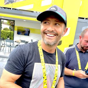 Bixente Lizarazu lors du Tour de France © Fabien Faure/Bestimage