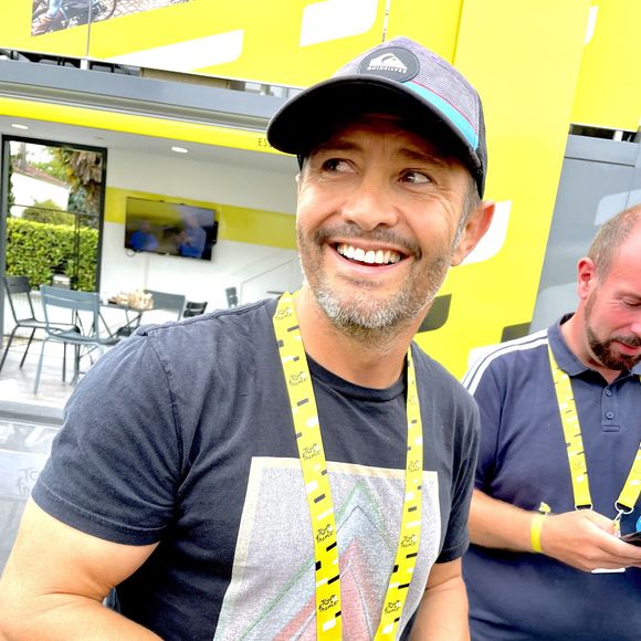 Bixente Lizarazu lors du Tour de France © Fabien Faure/Bestimage