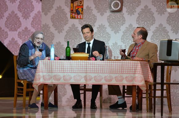 Exclusif - Les Bodin's (Vincent Dubois et Jean-Christian Fraiscinet) et Laurent Gerra - Enregistrement de l'émission "Le Grand Show de l'humour" présentée par M.Drucker au Palais des Sports à Paris. Le 15 mai 2017. L'émission sera diffusée le samedi 20 Mai sur France 2.  
© Coadic Guirec/ Bestimage
