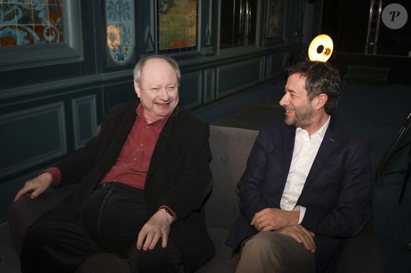 C'est sur Olympia TV à 20h34 que ça se passe 

Exclusif - Jérôme Deschamps, Bernard Montiel - Enregistrement de l'émission "OlympiaScope", présentée par B.Montiel et diffusée en Prime le 7 mars, le 14 février (S2 22h30) et le 14 mars sur Olympia TV, une chaîne du groupe Canal+ et en replay sur myCANAL. Le 23 avril 2024. © Jack Tribeca/Bestimage
