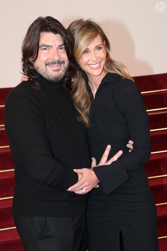 Stéphane Rolland et Ophélie Meunier - Célébrités au Défilé de Mode Stéphane Rolland, Collection Haute Couture Printemps / Été 2025, dans le cadre de la Fashion Week de Paris, France, le 27 Janvier 2025. 

© Bertrand Rindoff / Bestimage