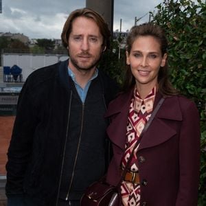 Ophélie Meunier et son mari Mathieu Vergne assistent aux Internationaux de France de Tennis au stade Roland Garros le 9 octobre 2020 à Paris, France. Photo Laurent Zabulon/ABACAPRESS.COM