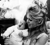 Il fut marié à Brigitte Bardot durant 4 ans de 1959 à 1963 
Brigitte Bardot et Nicolas, le fils qu'elle a eu avec Jacques Charrier en 1960 © Keystone Press Agency/ZUMA Press Wire
