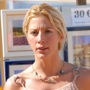 Loana et Bernard Menez sur le tournage de leur film sur le port de Saint Tropez, France le 6 août 2006. Photo by ABACAPRESS.COM