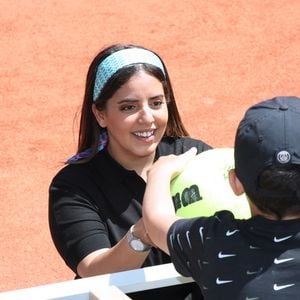 L'humoriste Inès Reg anime l'après-midi - Journée des enfants à Roland Garros avant début des Internationaux de France de Tennis de Roland Garros 2022 à Paris le 21 Mai 2022. © Bertrand Rindoff/Bestimage