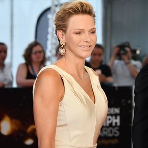 La princesse Charlene de Monaco - Photocall lors de la cérémonie de remise des Nymphes d'Or du 58ème Festival de Télévision de Monte Carlo au Grimaldi Forum à Monaco le 19 juin 2018. © Bruno Bebert/Bestimage