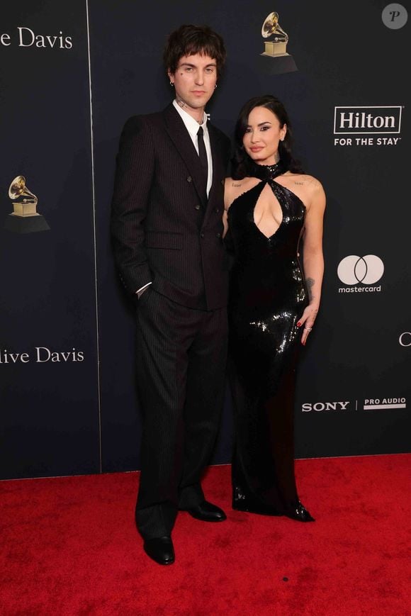 Jordan Lutes et Demi Lovato au GRAMMY Salute to Industry Icons Honoring Avery Lipman & Monte Lipman le 31 janvier 2026 à Los Angeles, Californie @Bestimage