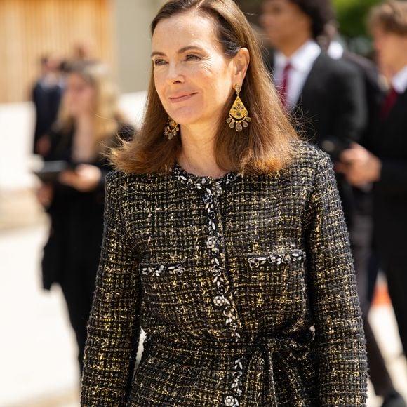 Carole Bouquet - Arrivées au défilé Chanel Collection Haute Couture Automne/Hiver 2025-2026 lors de la Fashion Week de Paris (PFW), au Grand Palais, à Paris, France, le 8 juillet 2025. © ThibaultDuboucher/Bestimage