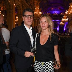 Marc Lavoine et sa femme Sarah au Fnac Live Festival à l'Hôtel de Ville à Paris, le 6 juillet 2017.

Photo : © Lionel Urman/Bestimage