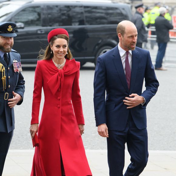 Le prince William, prince de Galles, et Catherine (Kate) Middleton, princesse de Galles - 10 March 2025.

Leurs Majestés le Roi Charles III et la Reine Camilla, accompagnés du Prince William, Prince de Galles et de Catherine Princesse de Galles, de la Princesse Royale, de la Princesse Anne et du Duc de Gloucester et de la Duchesse de Gloucester assistant à la cérémonie annuelle de célébration du Jour du Commonwealth à l'Abbaye de Westminster. (GOFF INF / BESTIMAGE).