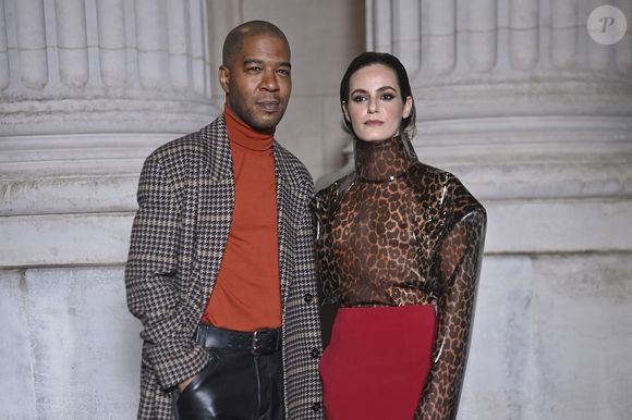 Kid Cudi, Lola Abecassis - Photocall du Défilé de mode Saint Laurent Collection Homme Printemps-Été 2026 dans le cadre de la Fashion Week de Paris, France, le 27 janvier 2026.
 
© Olivier Borde / Bestimage