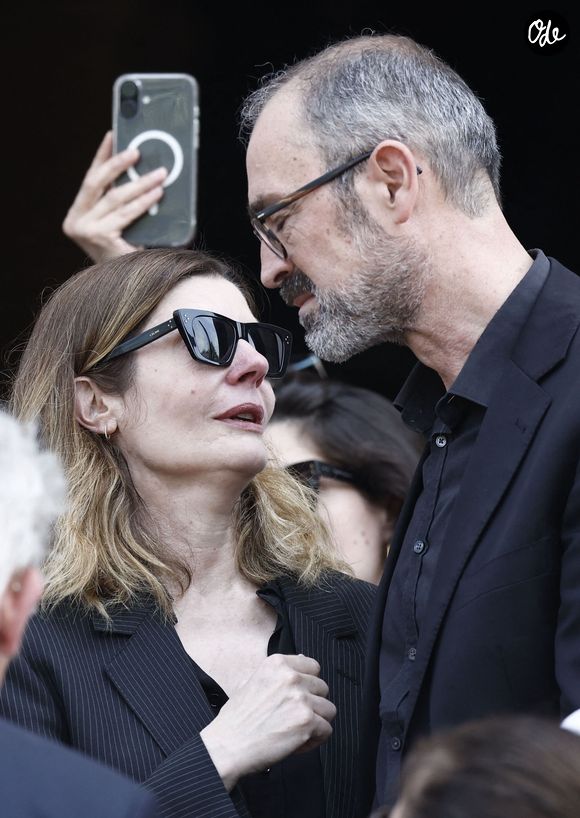 Chiara Mastroianni aux obsèques de M.Satrapi au Crématorium du Père-Lachaise à Paris, le 19 juin 2026. 
© Cyril Moreau / Bestimage
