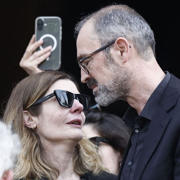Chiara Mastroianni aux obsèques de M.Satrapi au Crématorium du Père-Lachaise à Paris, le 19 juin 2026. 
© Cyril Moreau / Bestimage