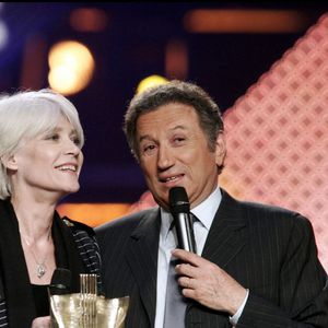 Françoise Hardy et Michel Drucker - 20e Victoires de la musique au Zénith de Paris.
